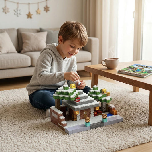 Santa's Magnetic Workshop 448pcs | Christmas Building Set | STEM Gift for Kids 3-12