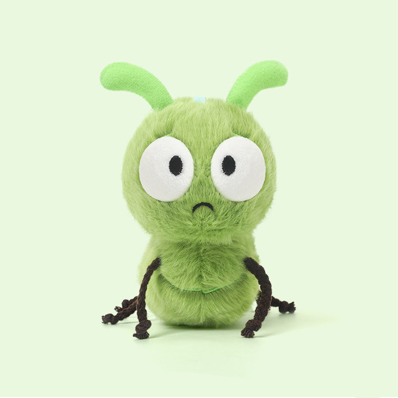 Caterpillar Plush Toy - Cute Insect Plushie with Big Eyes & Antennae