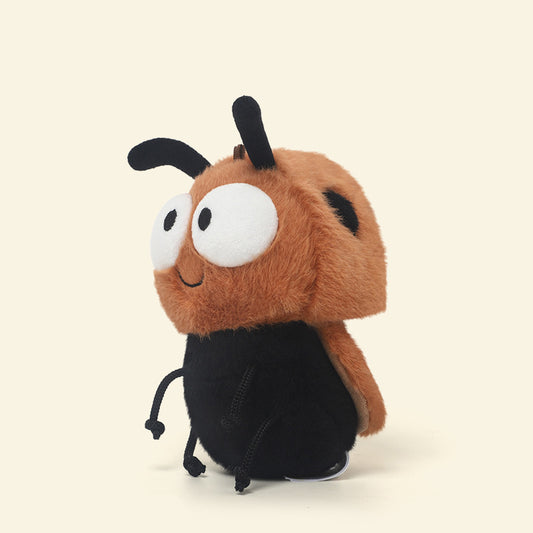 Adorable Ladybug Plushie with Big Eyes | Soft Stuffed Animal Toy & Bag Charm