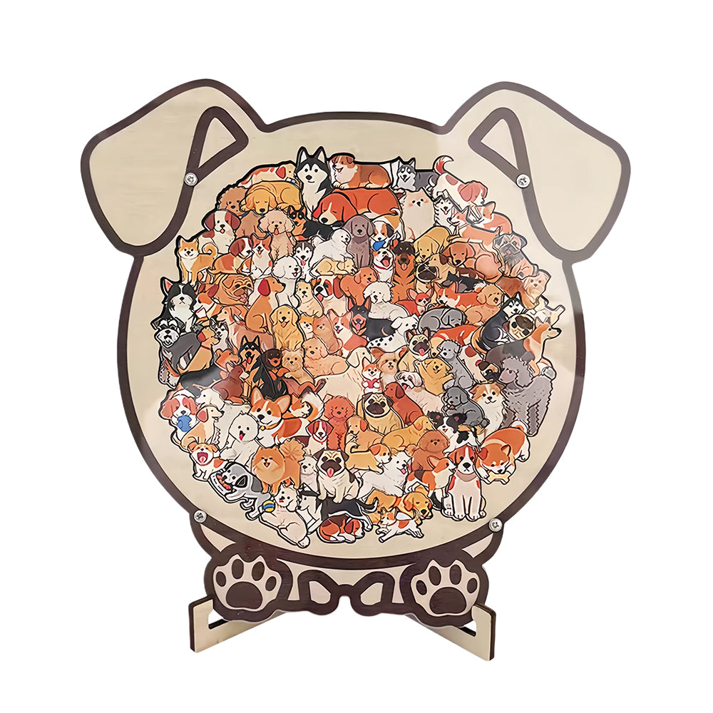 Charming Animal Shape Wooden Jigsaw Puzzles - Fun & Decorative for All Ages!