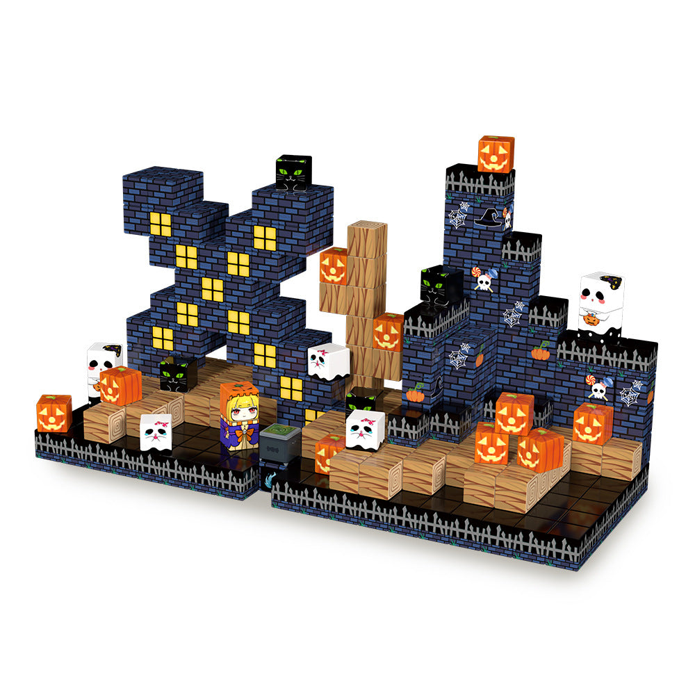 3D Magnetic Building Blocks for Kids | STEM Learning Toys | Halloween Gifts
