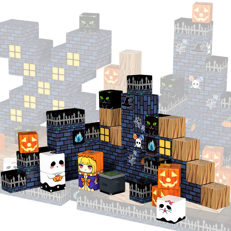 3D Magnetic Building Blocks for Kids | STEM Learning Toys | Halloween Gifts