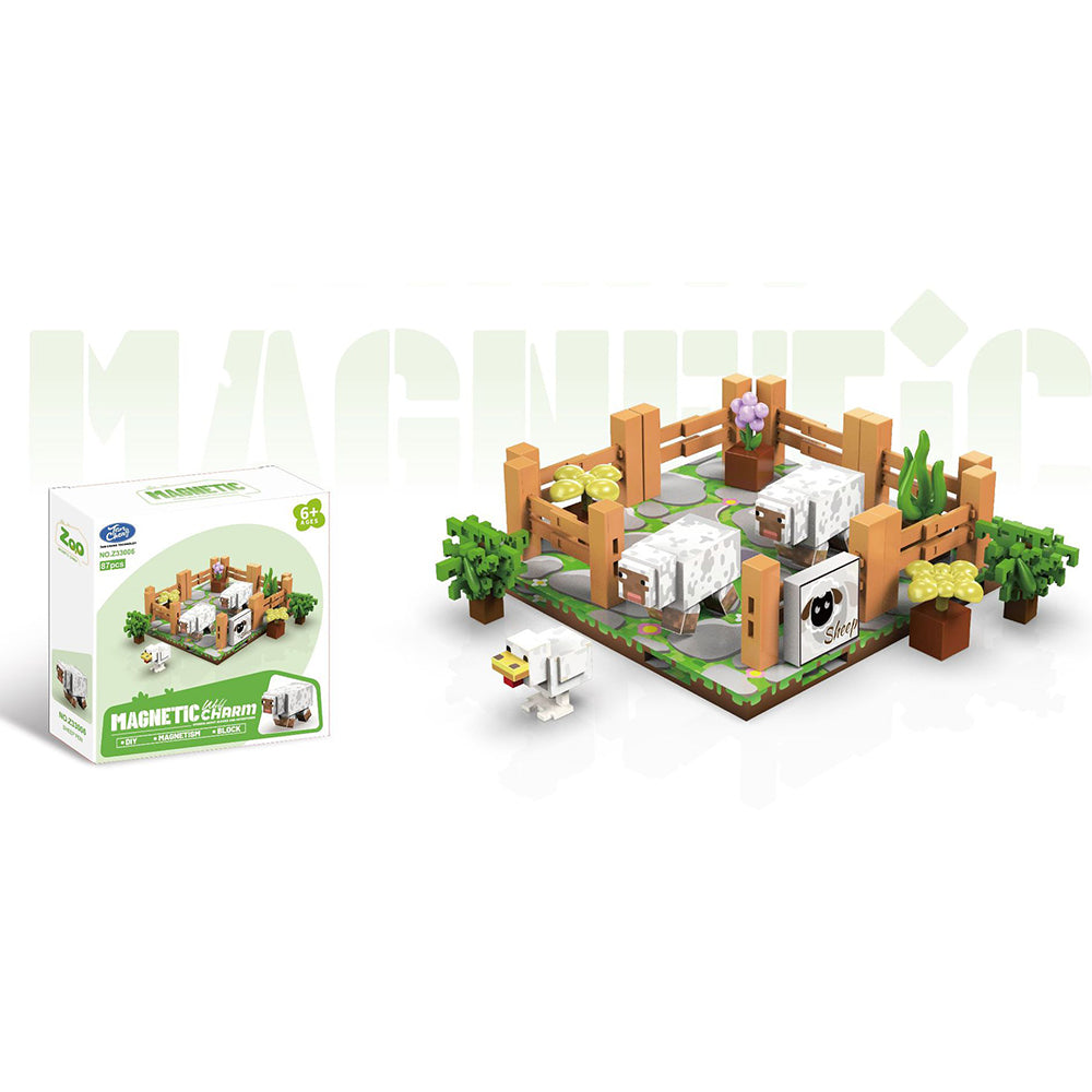Game-inspired Magnetic Mini Figures Animals STEM Educational Toys for Boys and Girls