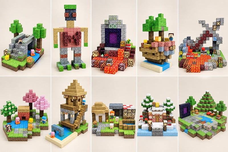 10 Magnetic Building Block Ideas to Try at Home