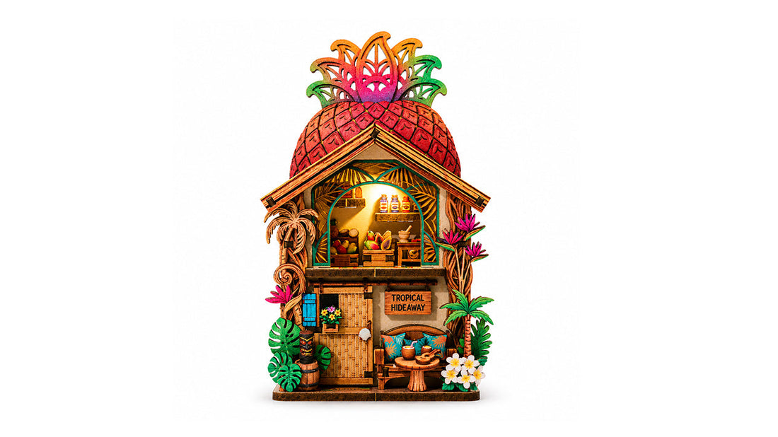 Meet the Pineapple House: A Tiny DIY Wooden Puzzle That Turns Into a Magical Fridge Display