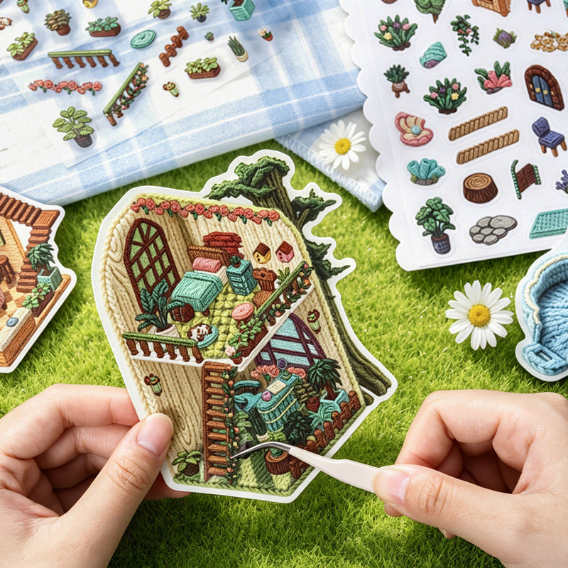 Buildable Sticker Worlds