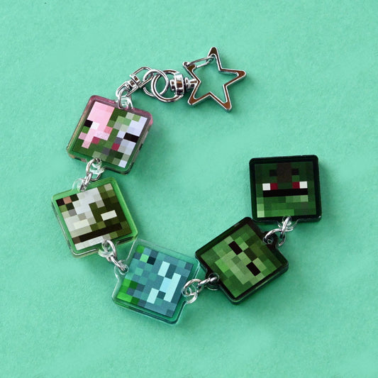 Free Shipping My World-Inspired Keychain – Your Blocky Adventure On the Go