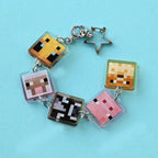 Free Shipping My World-Inspired Keychain – Your Blocky Adventure On the Go