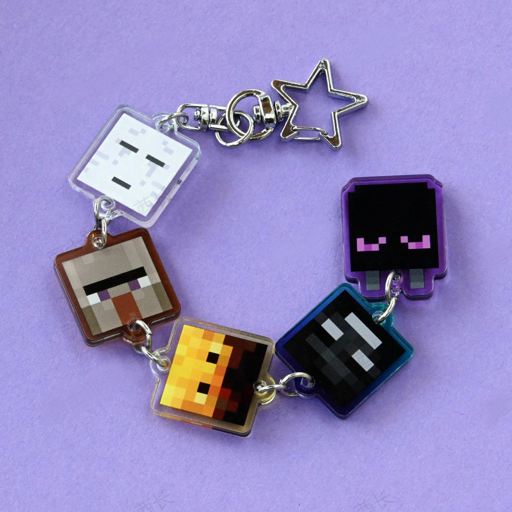 Free Shipping My World-Inspired Keychain – Your Blocky Adventure On the Go