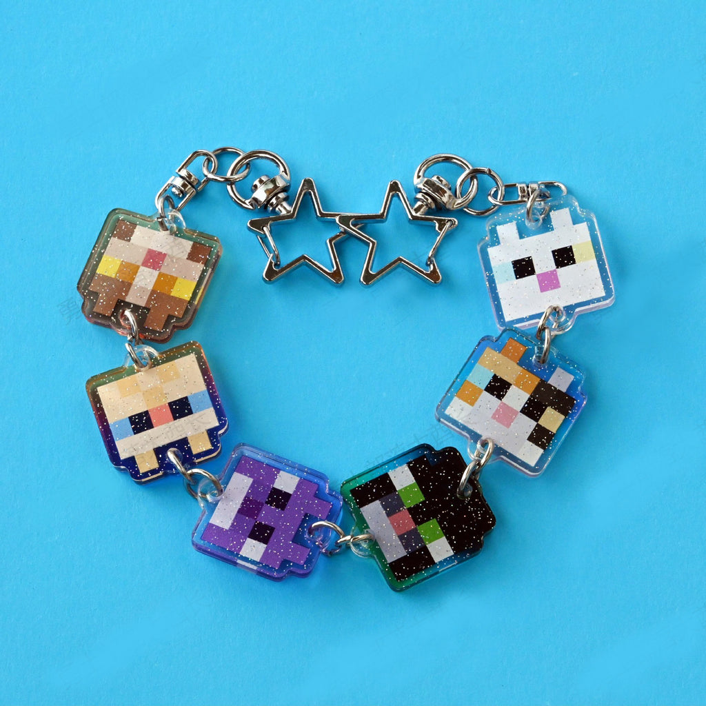 Free Shipping My World-Inspired Keychain – Your Blocky Adventure On the Go