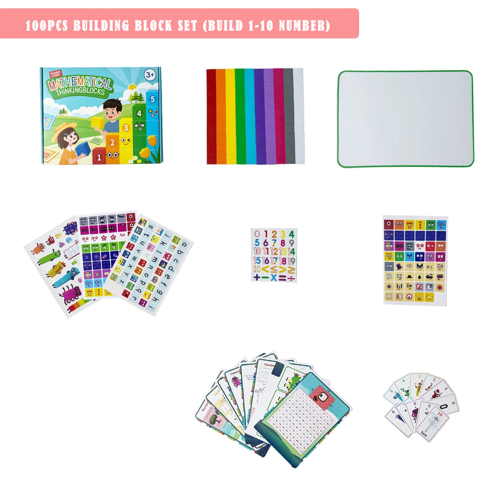 Interactive Math Building Blocks | STEM Magnetic Number Toys for Kids