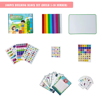 Interactive Math Building Blocks | STEM Magnetic Number Toys for Kids
