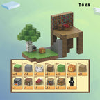 128PCS Magnetic Bricks My Pixel World Building Blocks Toy Set