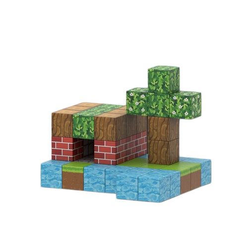 3D Magnetic Building Blocks – 3 Themed Sets for Kids