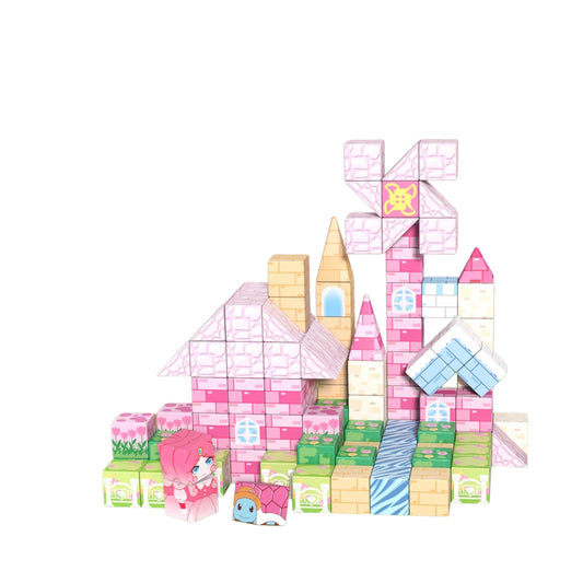 Magnetic Building Blocks for Kids | STEM Learning Toys with 6-Sided Magnets & Fade-Proof Designs
