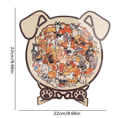 Charming Animal Shape Wooden Jigsaw Puzzles - Fun & Decorative for All Ages!
