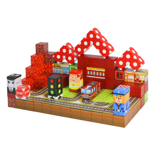Magnetic Building Blocks Set | 64pc & 120pc | Creative STEM Toy