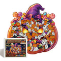 Halloween Pumpkin Wooden Puzzle – 119-Piece DIY Decor