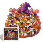Halloween Pumpkin Wooden Puzzle – 119-Piece DIY Decor