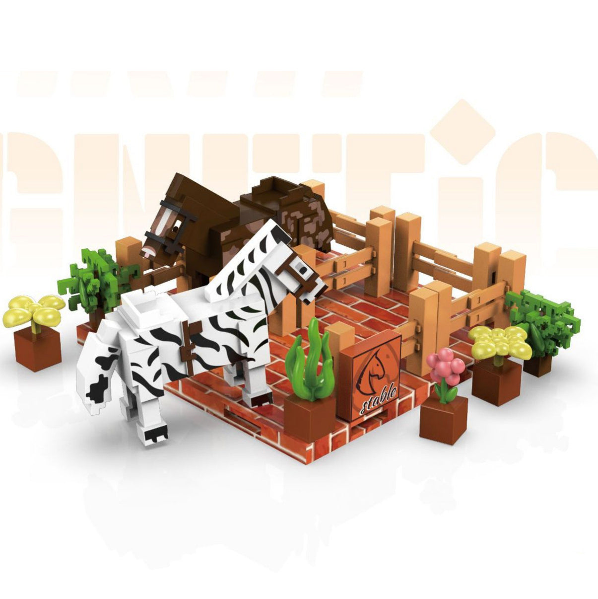 Game-inspired Magnetic Mini Figures Animals STEM Educational Toys for Boys and Girls