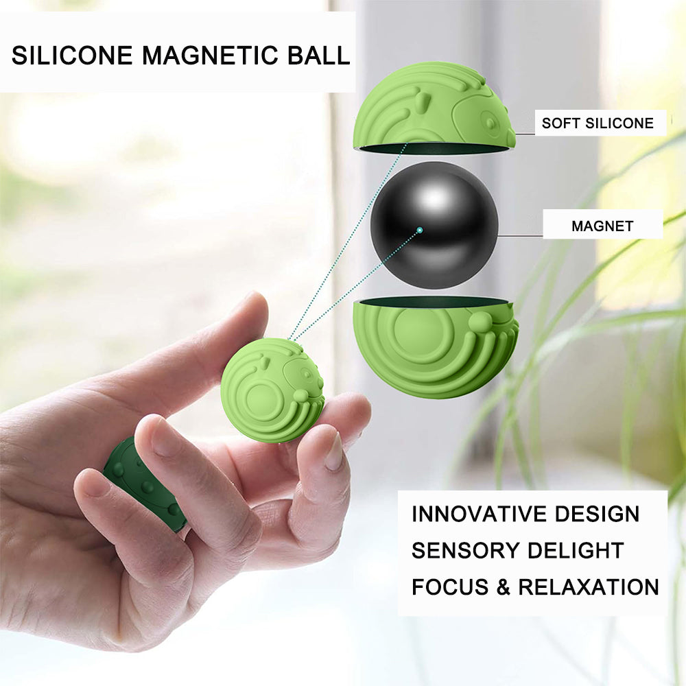 Free Shipping Magnetic Textured Fidget Balls – Sensory Stress Relief Toys for Adults & Teens