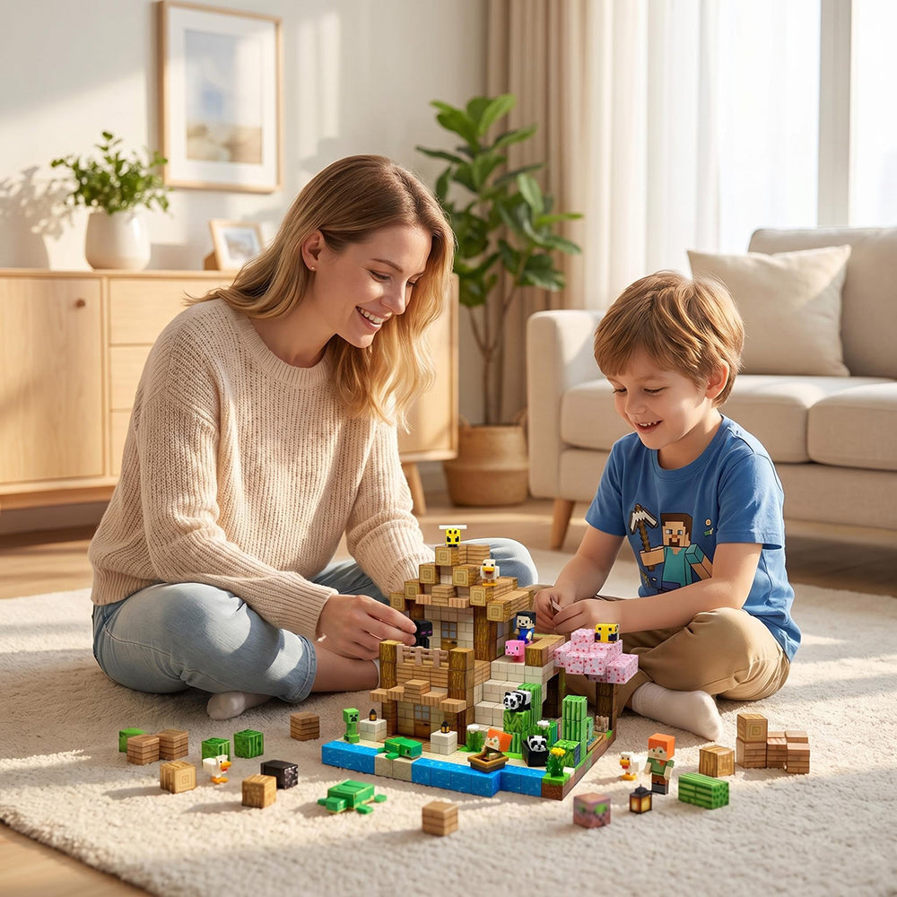 Magnetic Blocks Cubes - 418 Pcs 2cm STEM Building Set | Creative Kids Toy