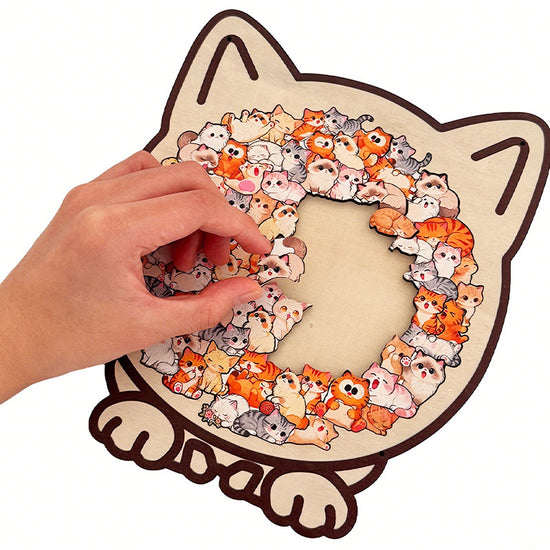 Charming Animal Shape Wooden Jigsaw Puzzles - Fun & Decorative for All Ages!