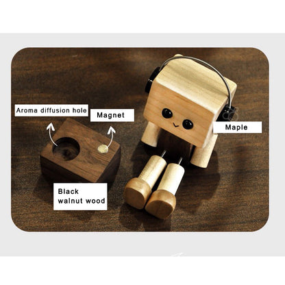 Free Shipping Swaying Wooden Man Figurine | Handcrafted Car & Desk Decor