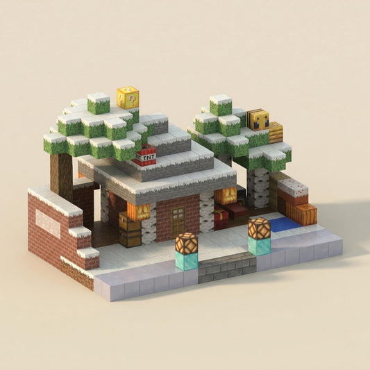 Santa's Magnetic Workshop 448pcs | Christmas Building Set | STEM Gift for Kids 3-12