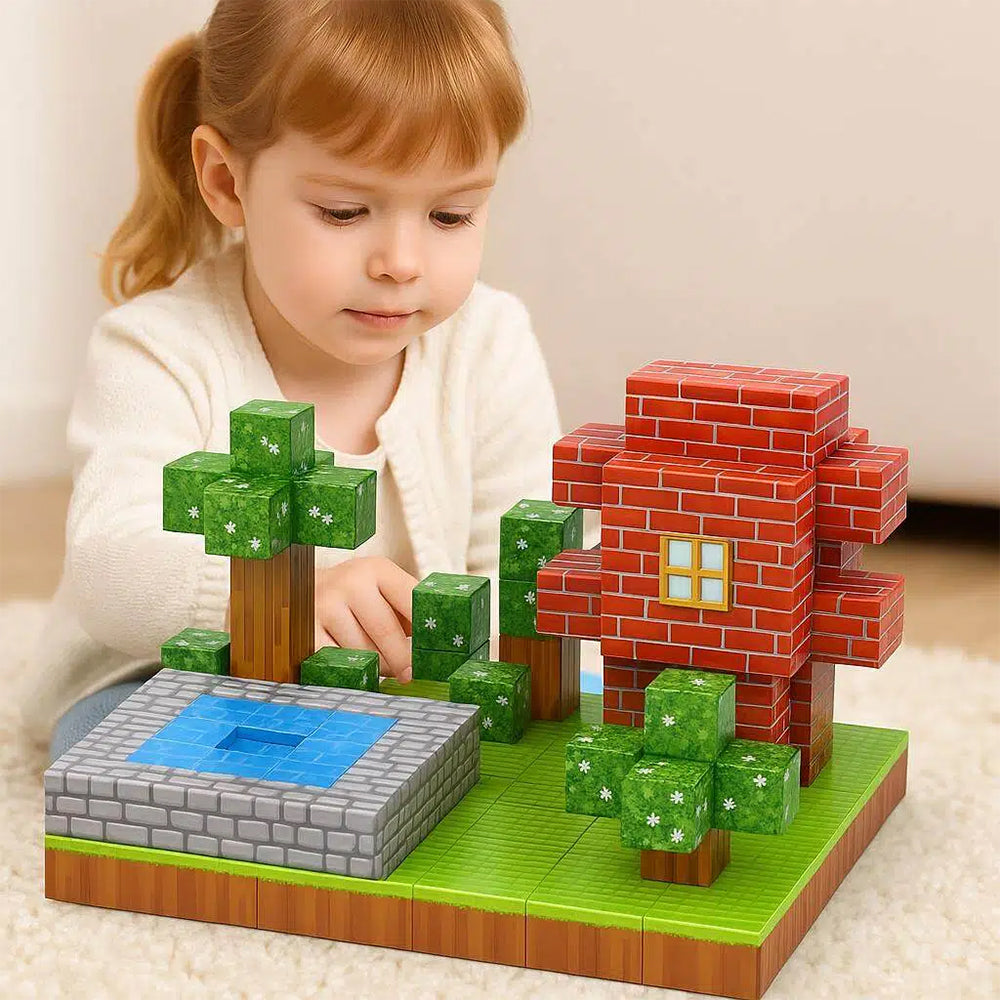Game-Inspired Magnetic Blocks | Build Pixel Art & STEM Skills at Home