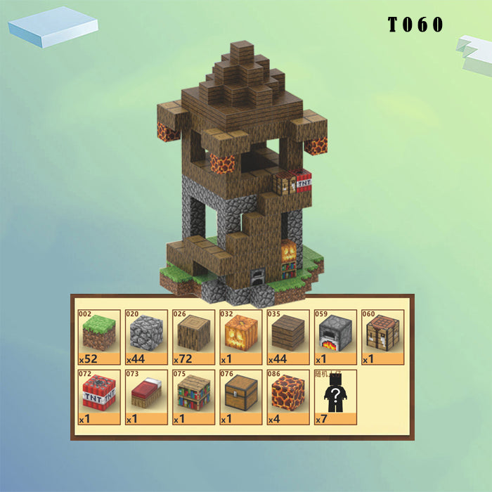 Magnetic Construction Toys Magnetic Blocks-Build Mine Magnet World Set