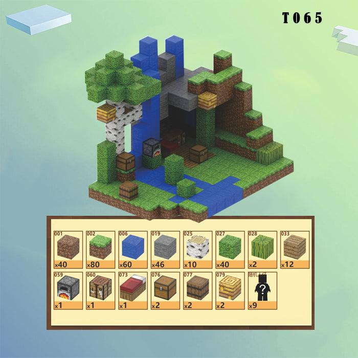 Magnetic Construction Toys Magnetic Blocks-Build Mine Magnet World Set