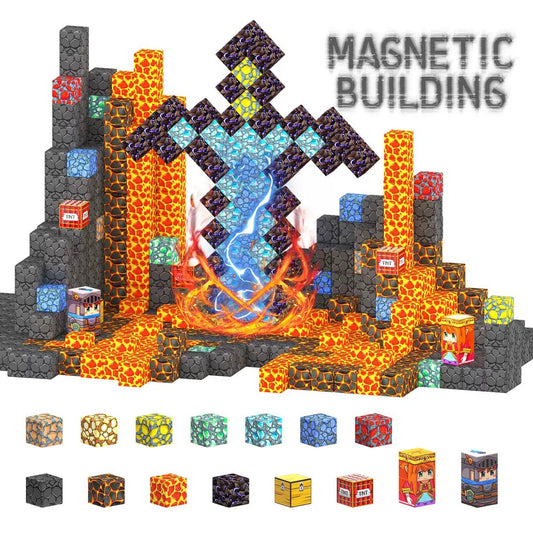 Magnetic Blocks-New Arrival Magnetic Building Cubes Upgraded STEM Toys