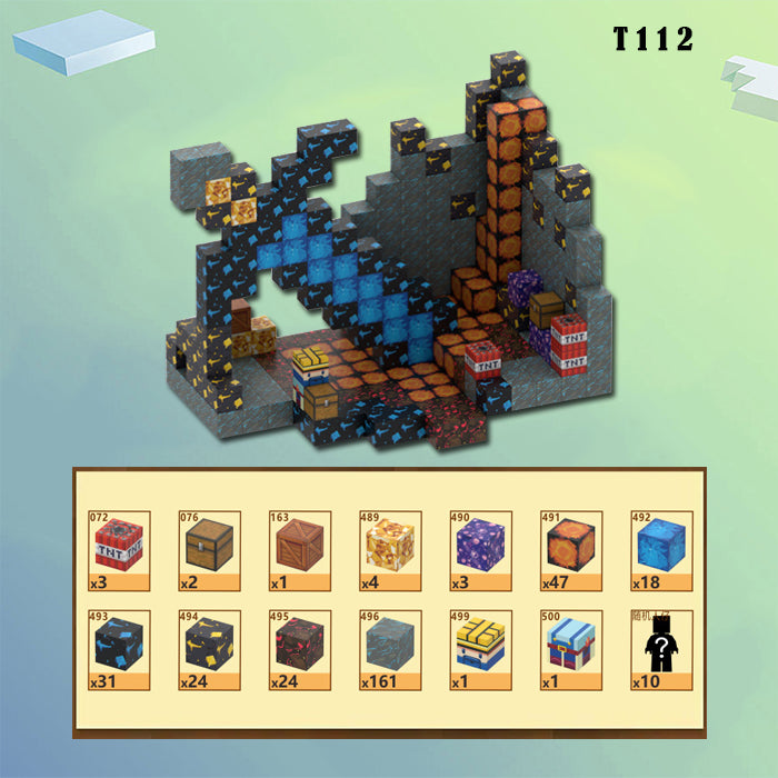 Magnetic Construction Toys Magnetic Blocks-Build Mine Magnet World Set