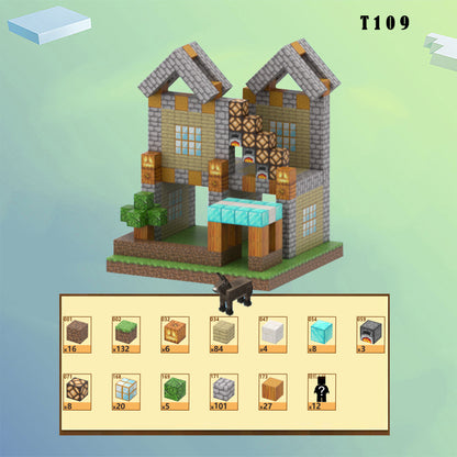 Magnetic Construction Toys Magnetic Blocks-Build Mine Magnet World Set