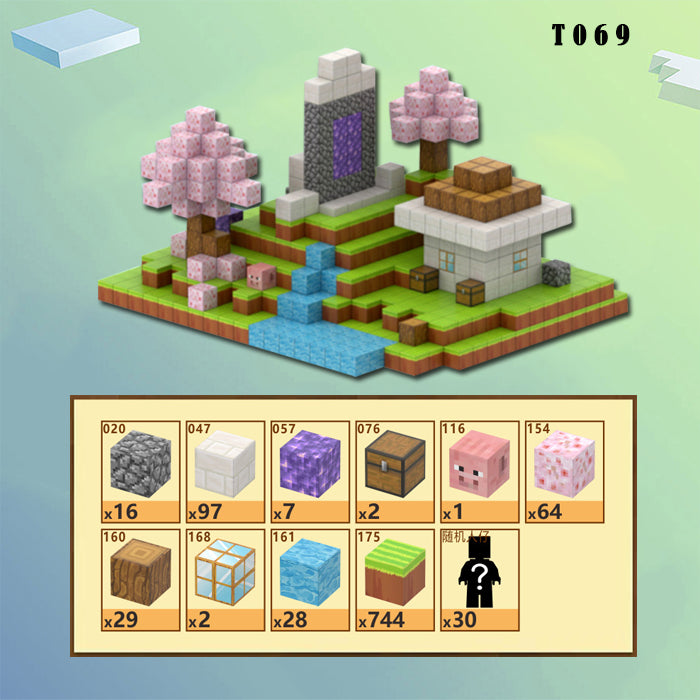 Magnetic Construction Toys Magnetic Blocks-Build Mine Magnet World Set