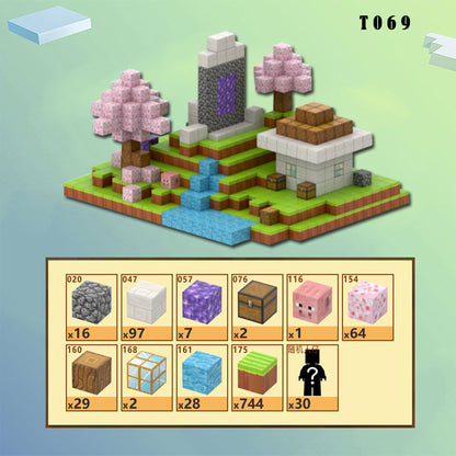 Magnetic Construction Toys Magnetic Blocks-Build Mine Magnet World Set