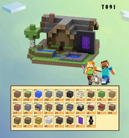 Magnetic Construction Toys Magnetic Blocks-Build Mine Magnet World Set