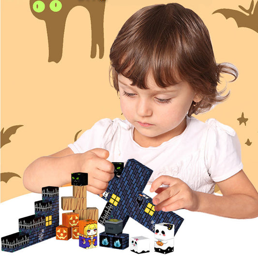 3D Magnetic Building Blocks for Kids | STEM Learning Toys | Halloween Gifts