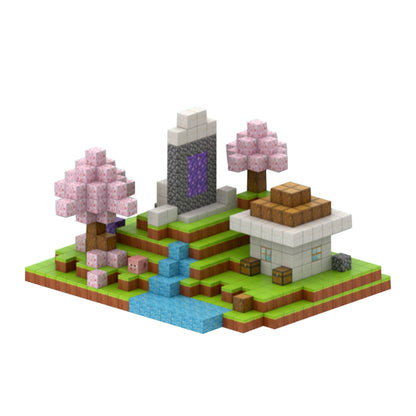 Magnetic Construction Toys Magnetic Blocks-Build Mine Magnet World Set