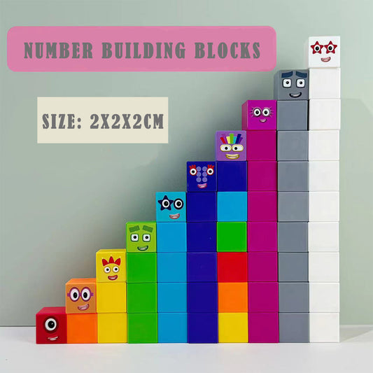 Interactive Math Building Blocks | STEM Magnetic Number Toys for Kids
