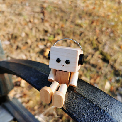 Free Shipping Swaying Wooden Man Figurine | Handcrafted Car & Desk Decor