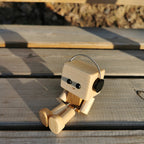 Free Shipping Swaying Wooden Man Figurine | Handcrafted Car & Desk Decor