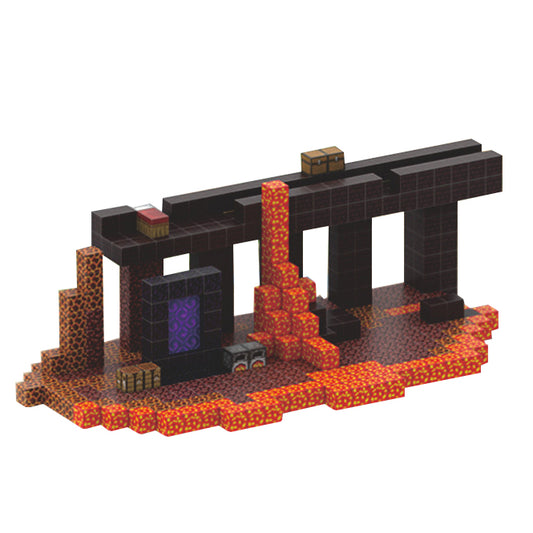 480PCS Nether Portal model set Magnetic Building Blocks My World Toys