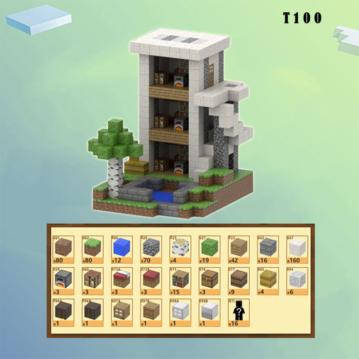 538PCS Pixel Art Magnetic Blocks – Build Your Own Dream House - T100