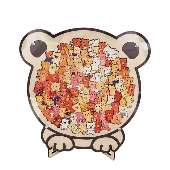 Charming Animal Shape Wooden Jigsaw Puzzles - Fun & Decorative for All Ages!