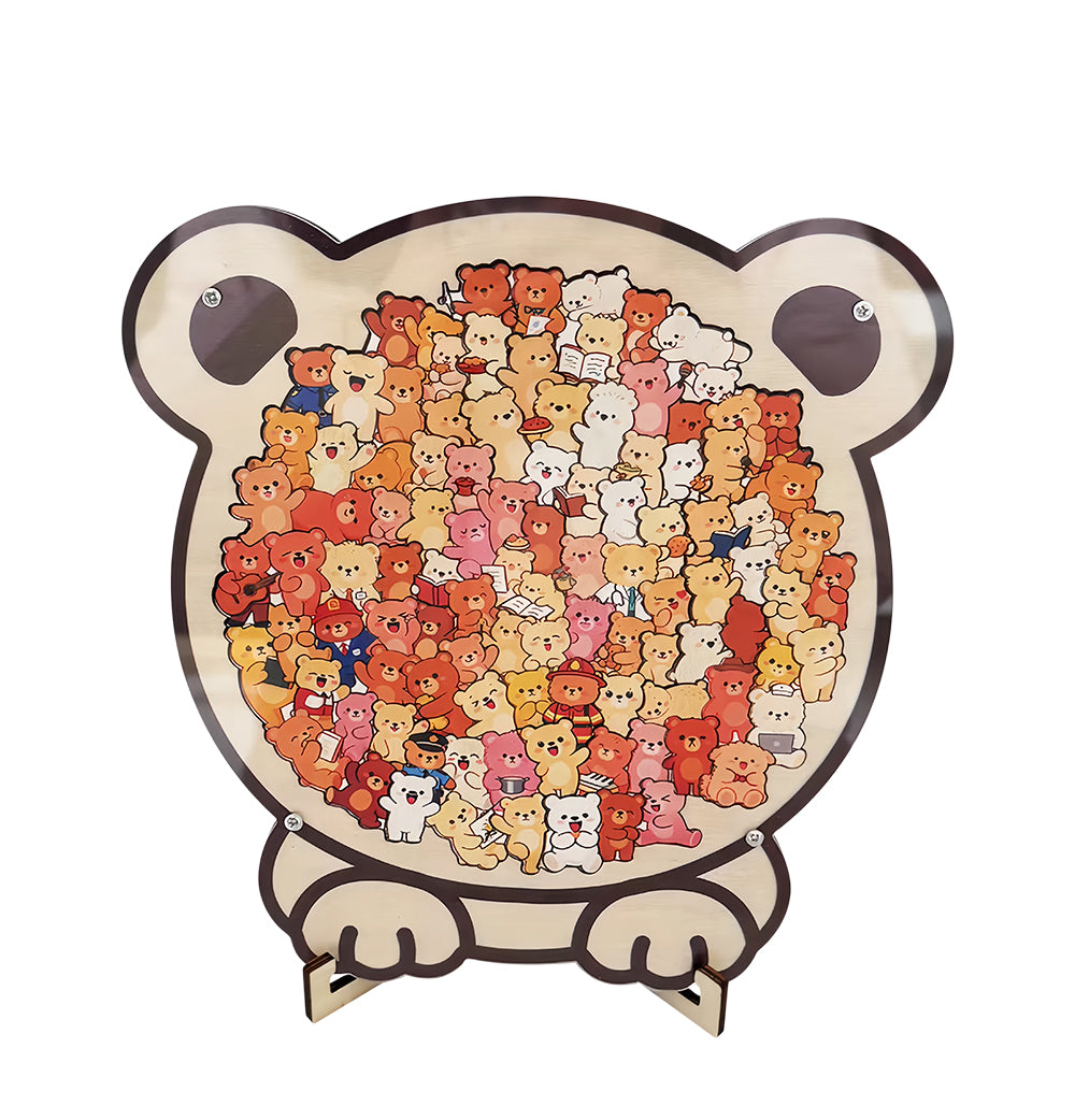 Charming Animal Shape Wooden Jigsaw Puzzles - Fun & Decorative for All Ages!