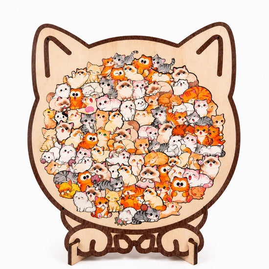 Charming Animal Shape Wooden Jigsaw Puzzles - Fun & Decorative for All Ages!