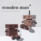 Wooden Man Car Aromatherapy Diffuser - Natural Wood Car Decor