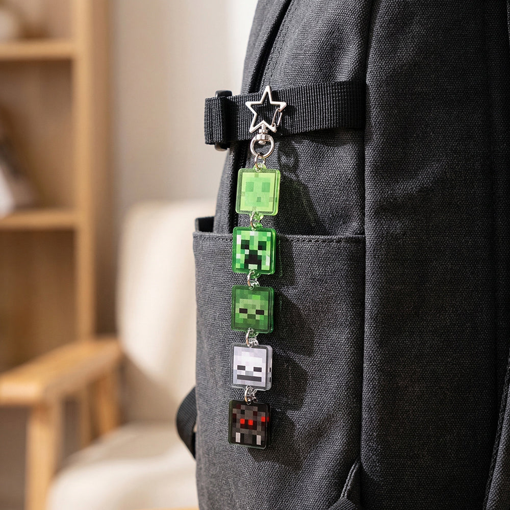 Free Shipping My World-Inspired Keychain – Your Blocky Adventure On the Go